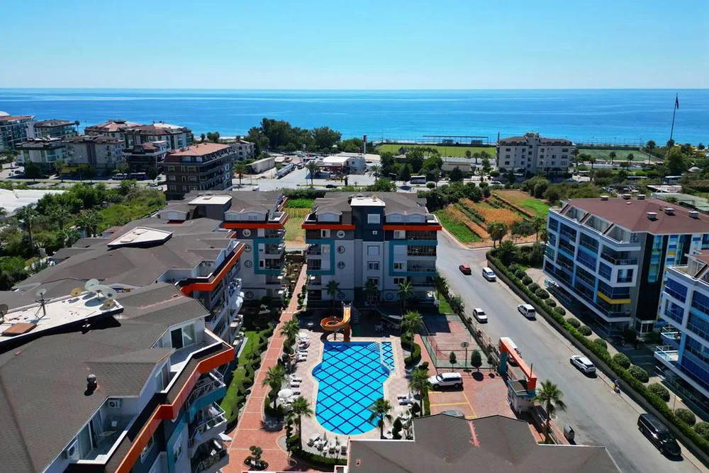 KESTEL RESİDENCE Furnished 4+1 duplex close to the sea in Kestel 