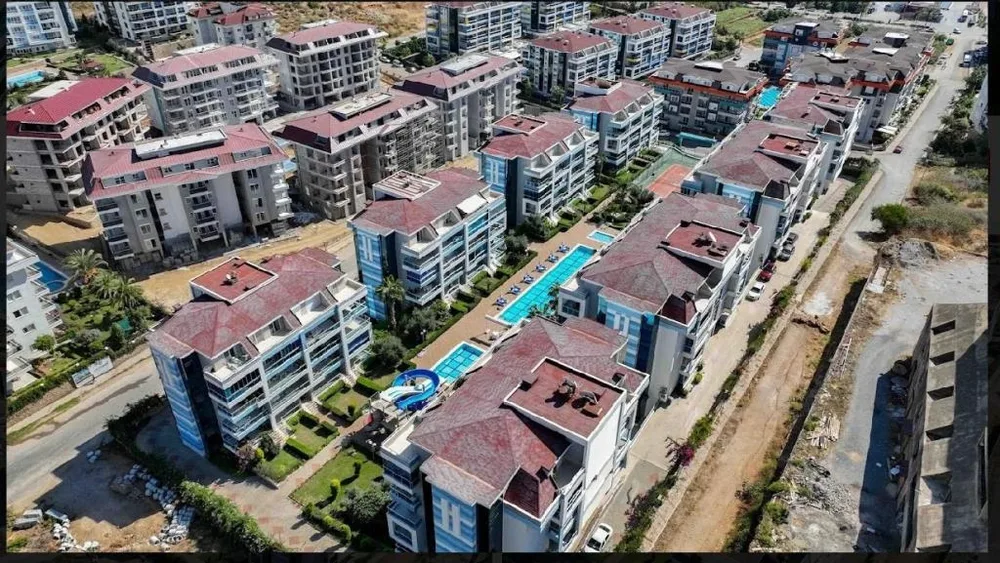 AURA BLUE Furnished 3+1 duplex close to the sea in Kestel 