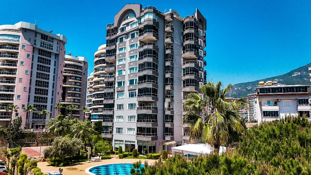 VESTA PARK Furnished 2+1apartment with a sea view in Cikcilli 