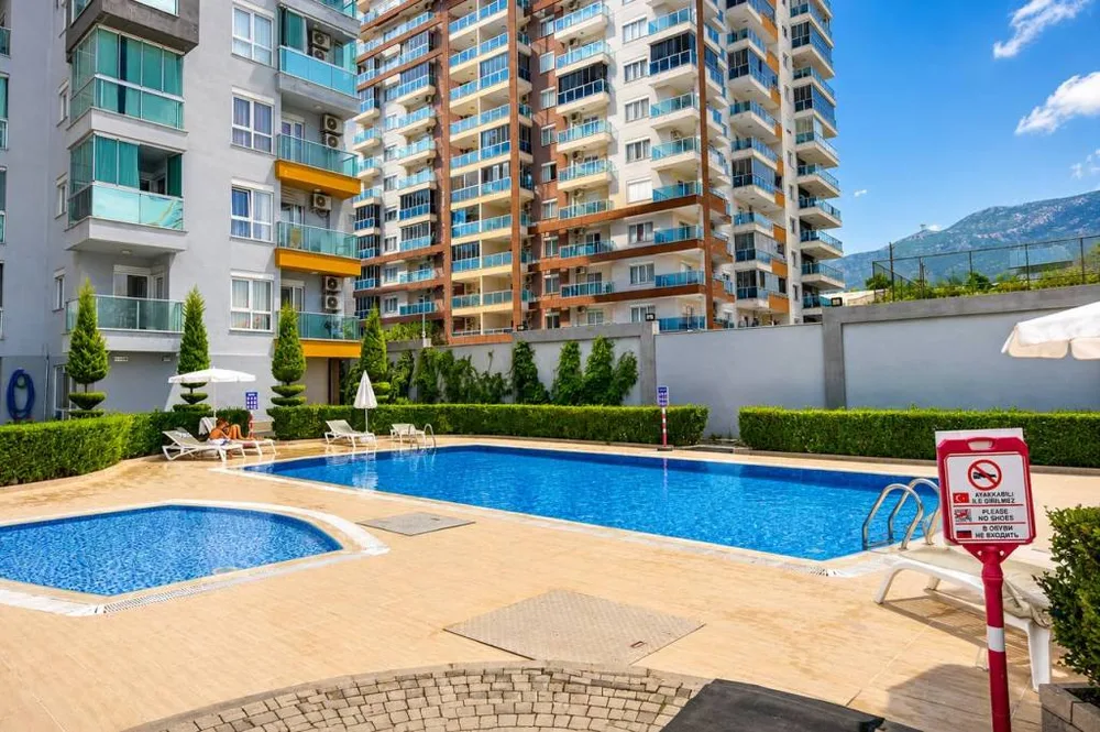 GOLD AURA 3 Furnished 1+1 apartment in Mahmutlar 