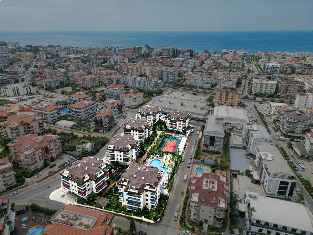 TRIO CITY BLUE Furnished 3+1 apartment in Oba 
