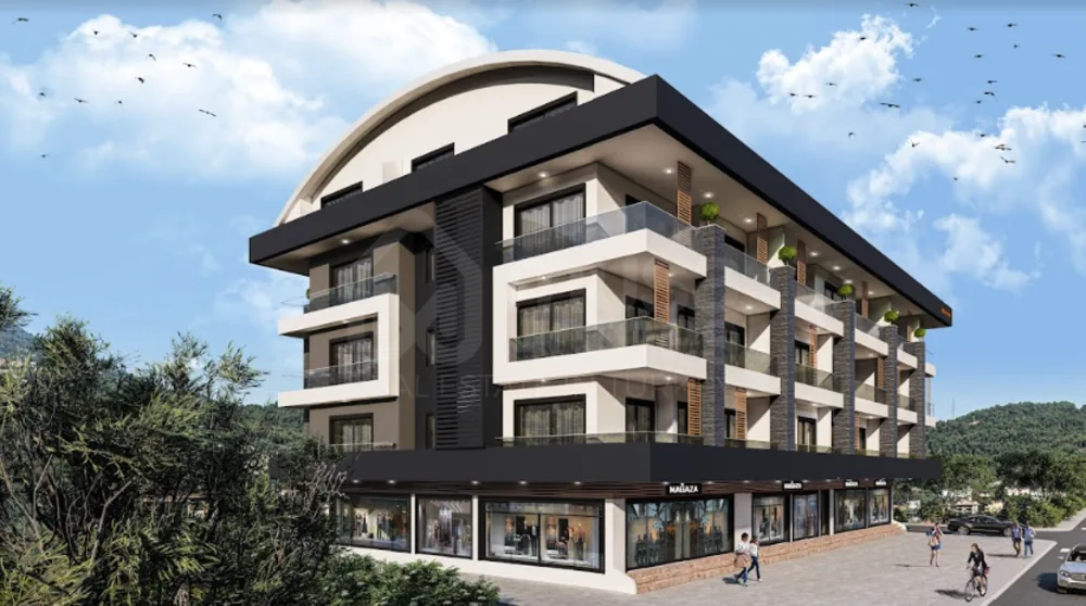 JASMİNE PARK. New Project with 1+1, 2+1, 3+1 and 4+1 Duplex Apartments in Oba, Alanya