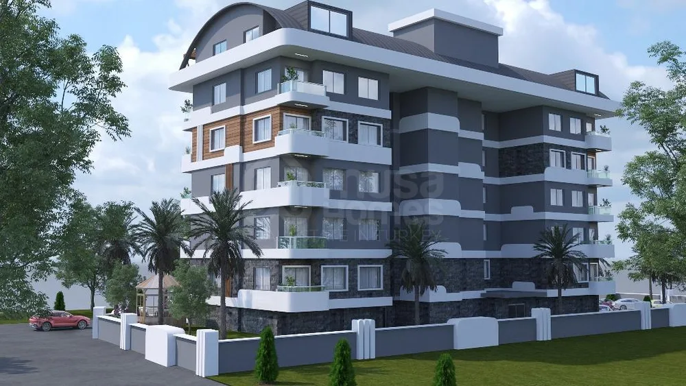 YAMAN RİVERSİDE New Project with 1+1 Apartments and 3+1 Duplexes in Gazipaşa