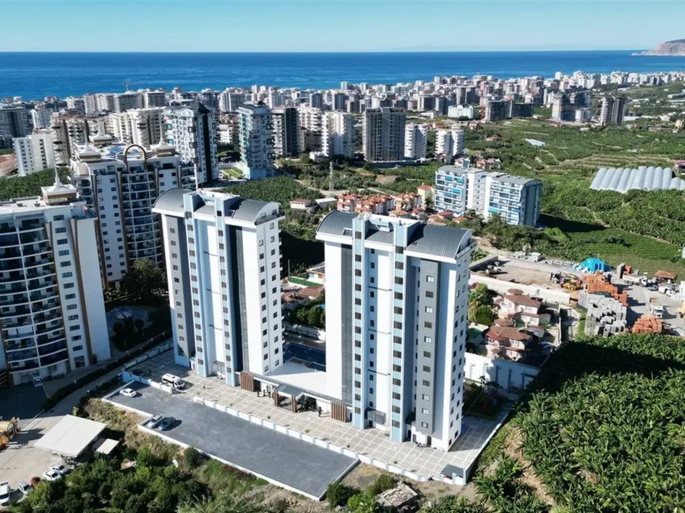 EXODUS HİLL RESİDENCE Furnished 1+1 apartment in Mahmutlar 