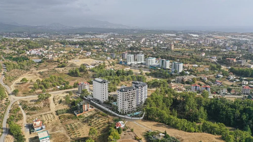 HAYPARK HİLL. New Project with 1+1, 2+1 Apartments and 2+1, 3+1 Duplexes in Avsallar