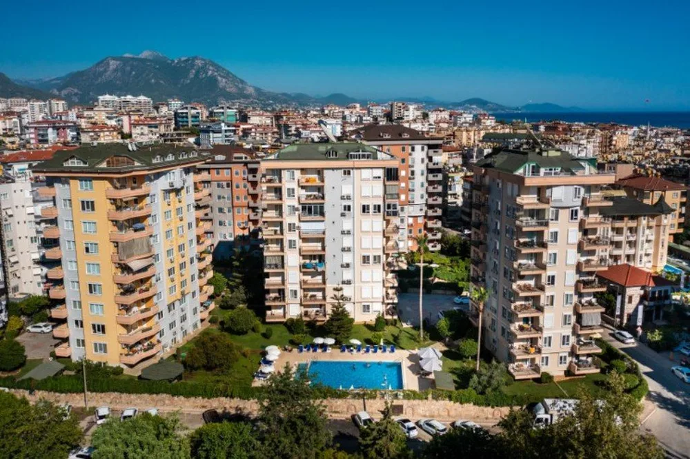 ALAIYE RESIDENCE Furnished 1+1 apartment in Güllerpınarı