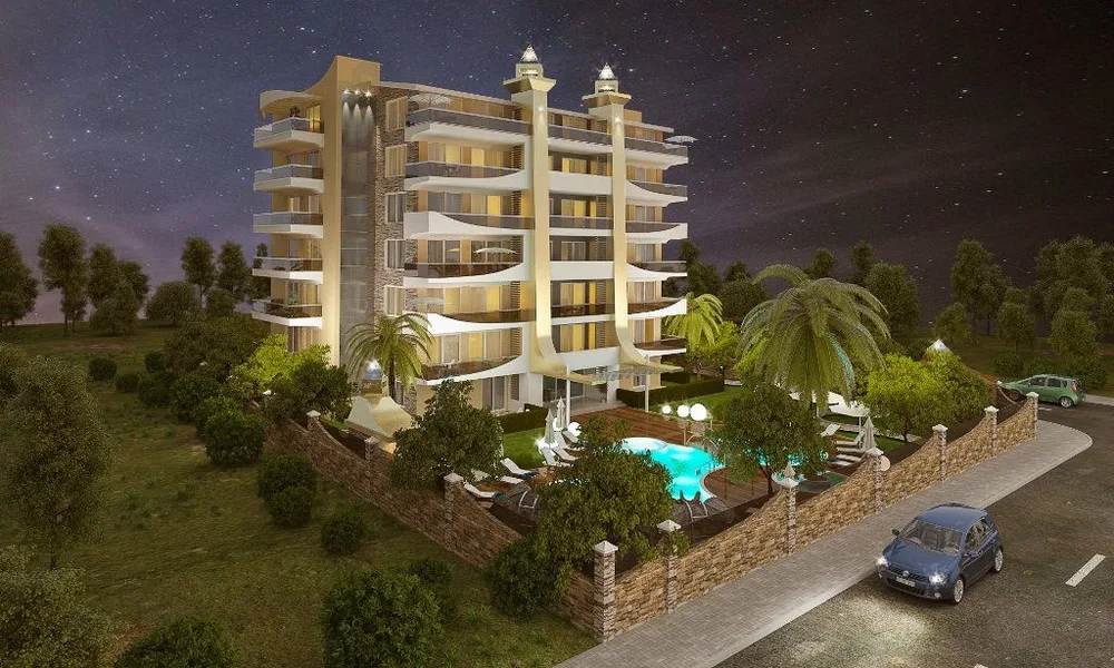 SCELTA DİVİNA Furnished 1+1 apartment close to the sea in Kestel