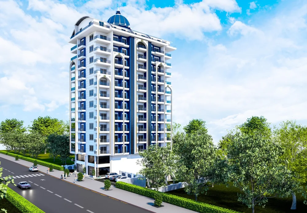 HILL SIDE New Project with 1+1 and 2+1 Duplex Apartments in Mahmutlar, Alanya