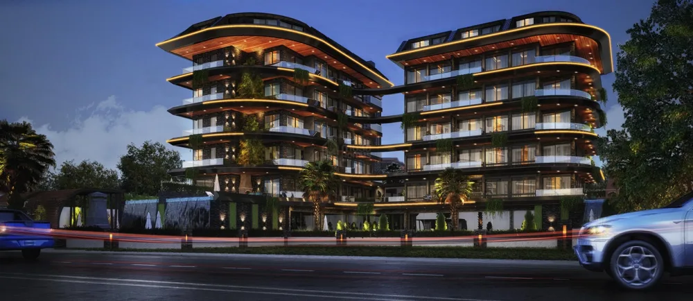 SKYLİNE RESİDENCE. New Project with 1+1 and 2+1 Duplex Apartments in Kestel, Alanya