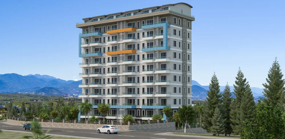 VİSTA New Project with 1+1, 2+1 and 3+1 Duplex Apartments in Avsallar, Alanya