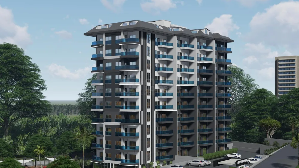 PİNE GARDEN New Project with 1+1, 2+1 and 3+1 apartments in Avsallar