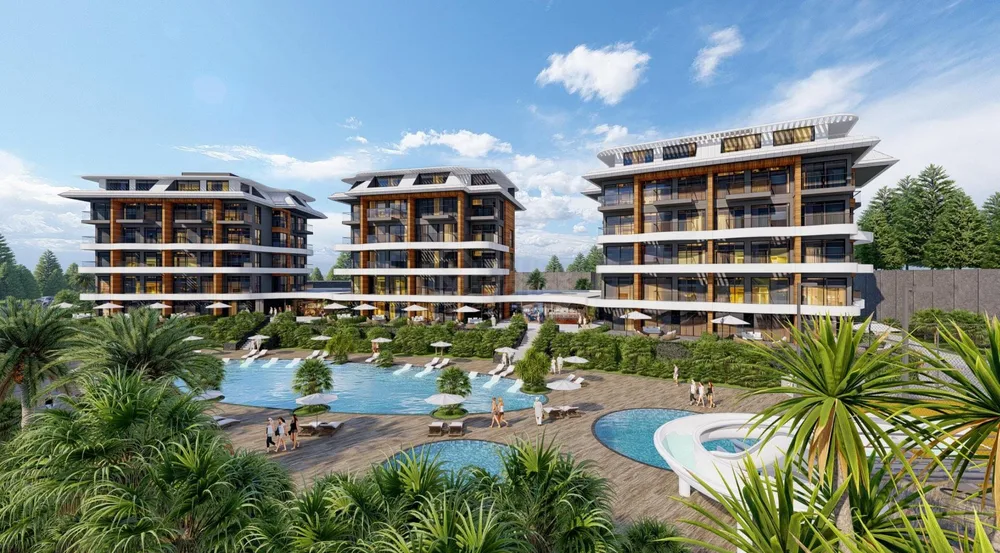 KAVİ VELUX. New Project with 1+1, 2+1 and 3+1 Duplex Apartments in Kargıcak, Alanya