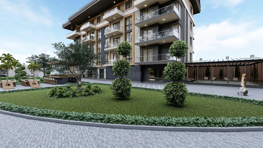 KAVİ DREAMS New Project with 1+1 and 2+1, 3+1, 4+1 Duplex Apartments in Oba, Alanya