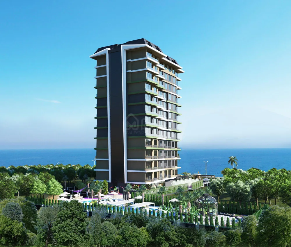 VICTORY TOWER. New Project with 2+1 and 4+1 Apartments in Mahmutlar, Alanya